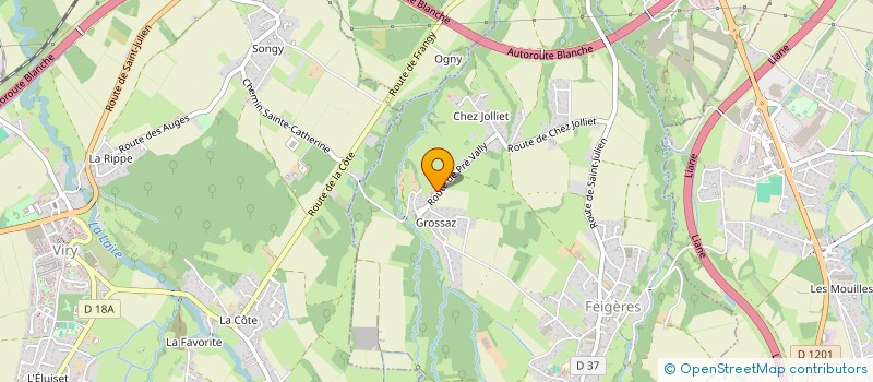 localisation de l'entreprise HOP SAVOIE  FEIGERES