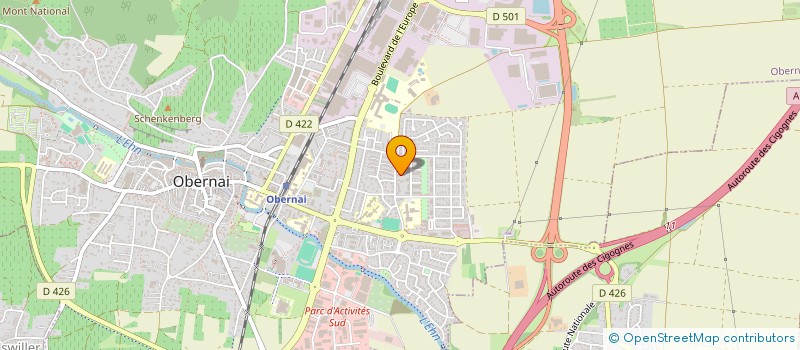 localisation de l'entreprise HOP TRAVAUX à OBERNAI