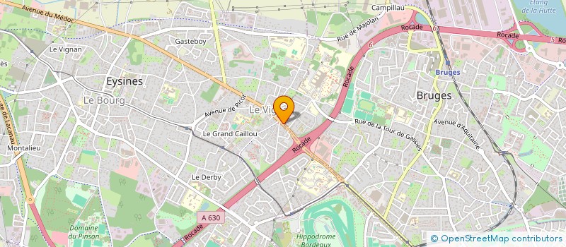localisation de l'entreprise HOPAB à EYSINES