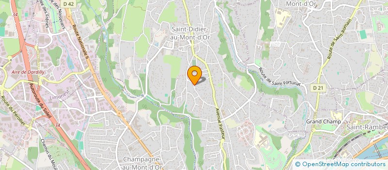 localisation de l'entreprise HOPADZ  SAINT-DIDIER-AU-MONT-D'OR