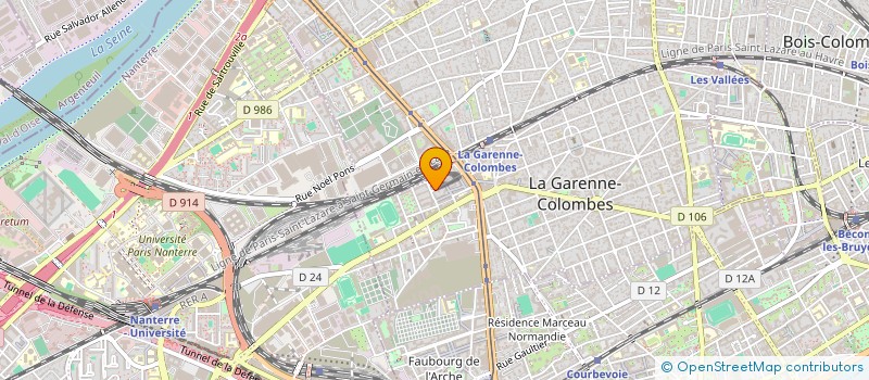 localisation de l'entreprise HOPCAST à LA GARENNE-COLOMBES