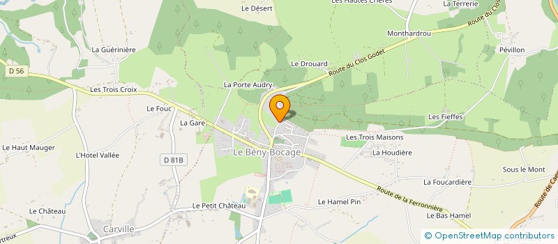 localisation de l'entreprise HOPE 14  SOULEUVRE EN BOCAGE