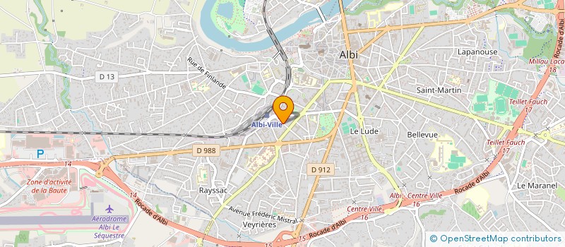 localisation de l'entreprise HOPE à ALBI