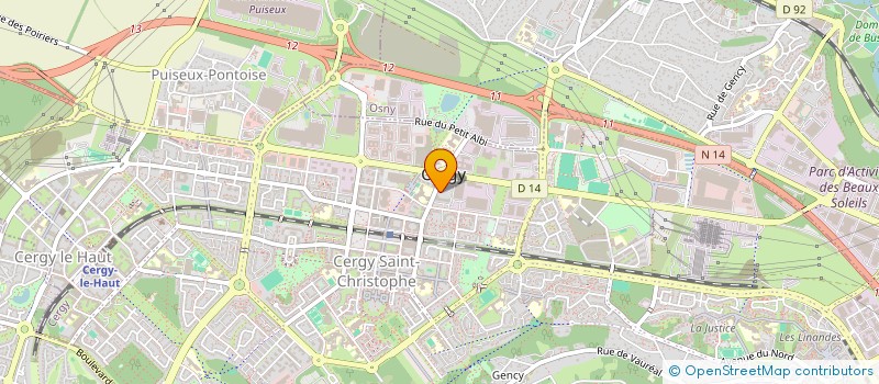 localisation de l'entreprise HOPE  CERGY