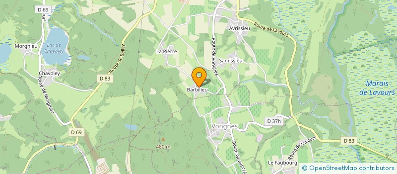 localisation de l'entreprise HOPE à CEYZERIEU