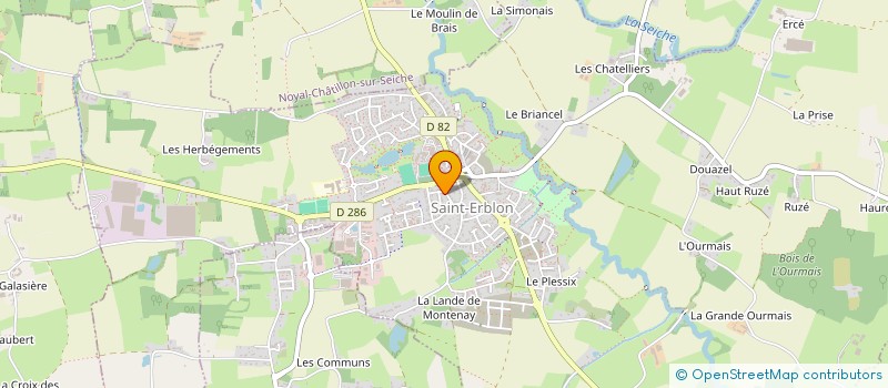 localisation de l'entreprise HOPE  SAINT-ERBLON