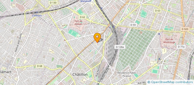 localisation de l'entreprise HOPE  CHATILLON