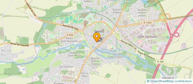 localisation de l'entreprise HOPE ADVISORY  SENLIS