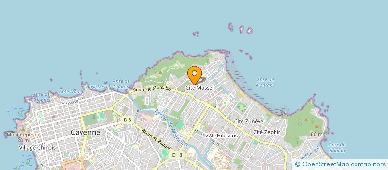 localisation de l'entreprise HOPE AND MIKE PROJECT  CAYENNE