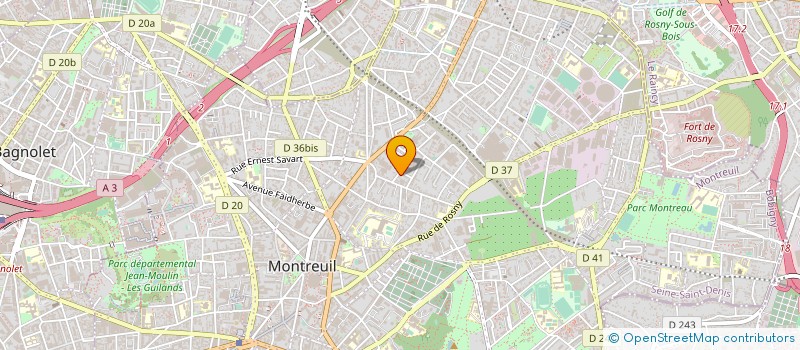 localisation de l'entreprise HOPE AND PHILLIPS  MONTREUIL
