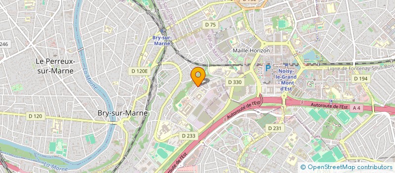 localisation de l'entreprise HOPE ASSO  BRY-SUR-MARNE