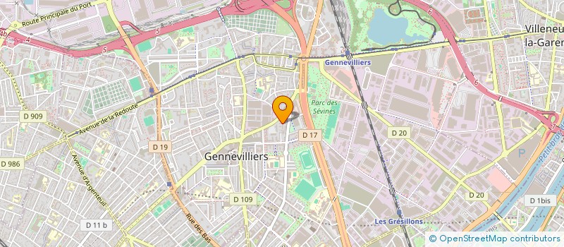localisation de l'entreprise HOPE BY RECTANGLE TV  GENNEVILLIERS