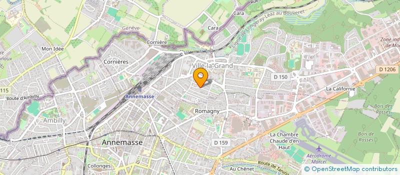 localisation de l'entreprise HOPE FOR HUMANITY ESPOIR POUR L'HUMANITE à VILLE-LA-GRAND