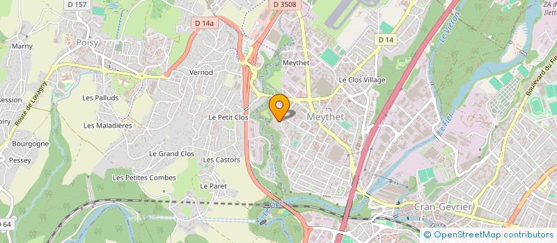 localisation de l'entreprise HOPE & HELP FRANCE à ANNECY