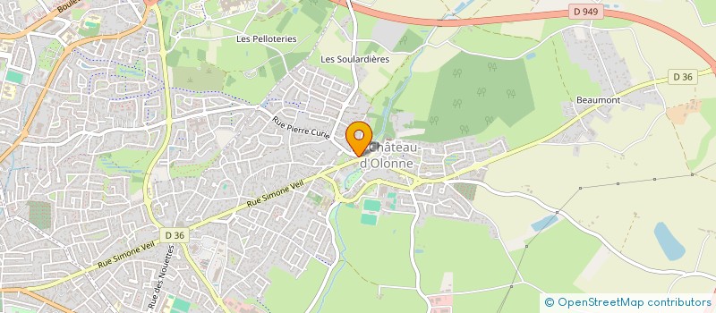 localisation de l'entreprise HOPE HOLDING  LES SABLES D'OLONNE