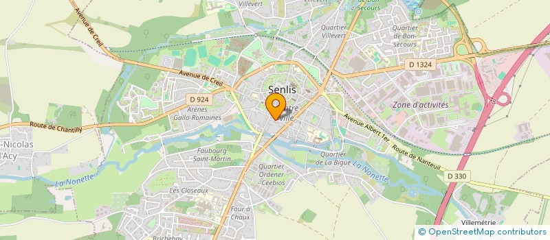 localisation de l'entreprise HOPE IMMO  SENLIS