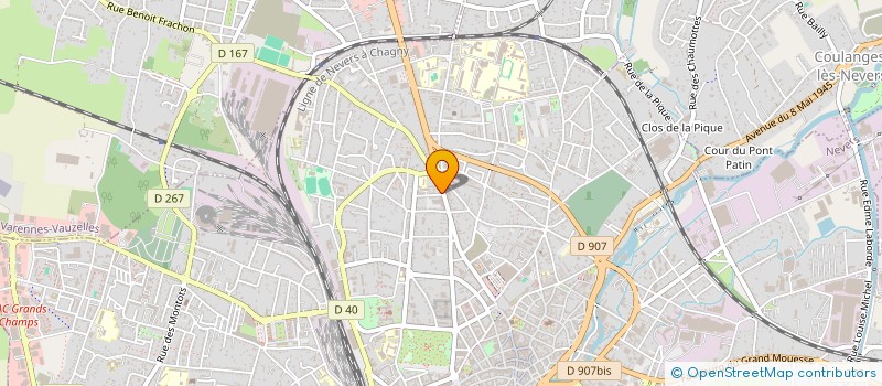 localisation de l'entreprise HOPE INVEST à NEVERS