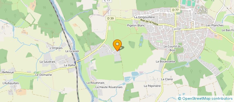 localisation de l'entreprise HOPE ISLAND  LAILLE