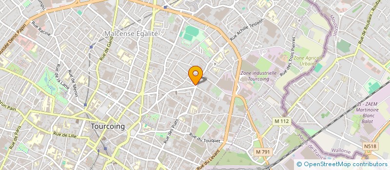 localisation de l'entreprise HOPE'N'HEART à TOURCOING