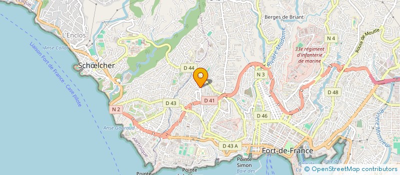 localisation de l'entreprise HOPE SCHOOL  FORT-DE-FRANCE