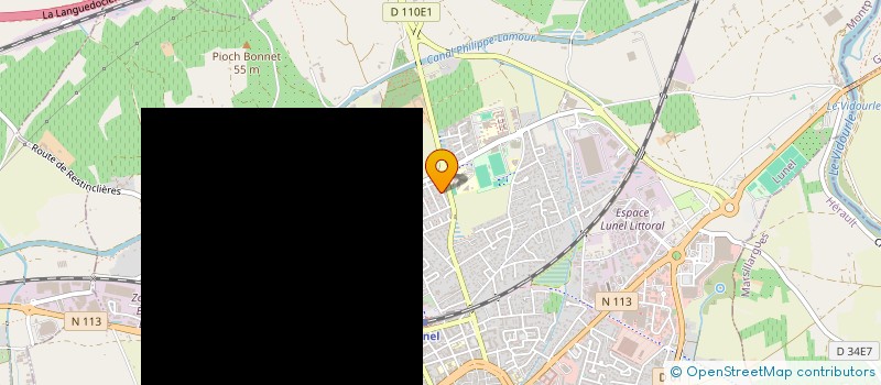 localisation de l'entreprise HOPE SPHERE à LUNEL