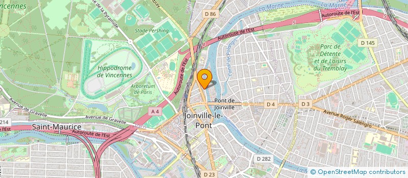 localisation de l'entreprise HOPEN à JOINVILLE-LE-PONT