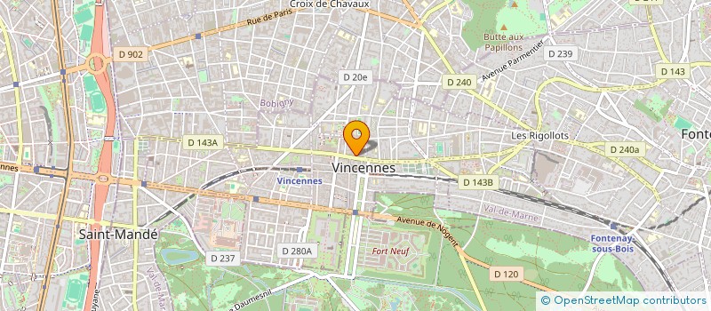 localisation de l'entreprise HOPES TRANSPORT ET SERVICES  LE PLESSIS-TREVISE