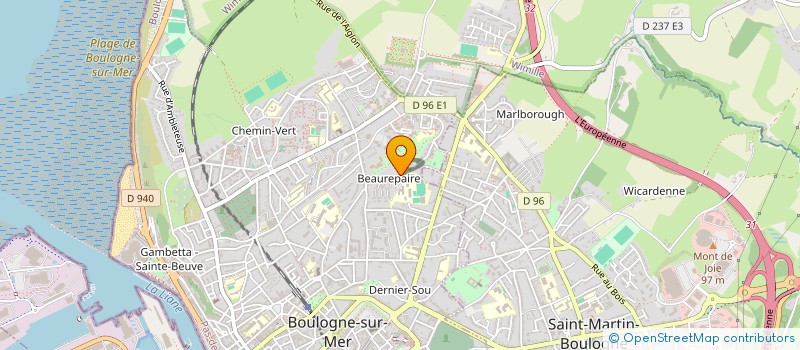 localisation de l'entreprise HOPESOME  BOULOGNE-SUR-MER