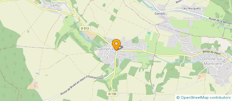 localisation de l'entreprise HOPHOPHOP-PROD  BRUEIL-EN-VEXIN