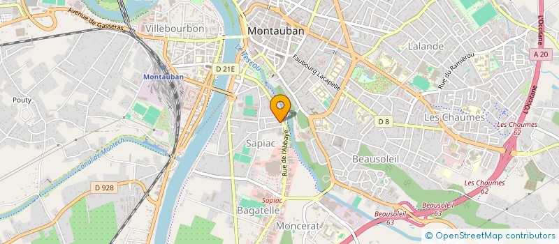 localisation de l'entreprise HOPI EN SCENE à MONTAUBAN