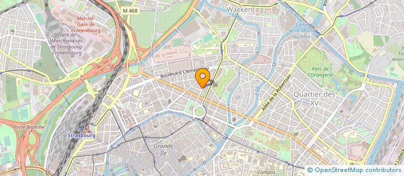 localisation de l'entreprise HOPIS à STRASBOURG