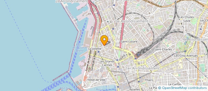 localisation de l'entreprise HOPITAL AMBROISE PARE à MARSEILLE