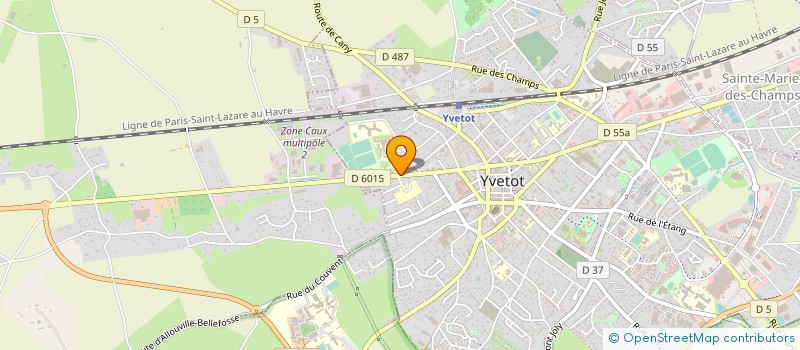 localisation de l'entreprise HOPITAL ASSELIN-HEDELIN à YVETOT