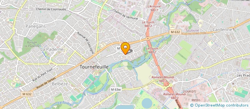 localisation de l'entreprise HOPITAL-ASSOCIATION MARRAINE DES FAMILLES D'ENFANTS MALADES (HOPITAL A.M.F.E.M.)  TOURNEFEUILLE
