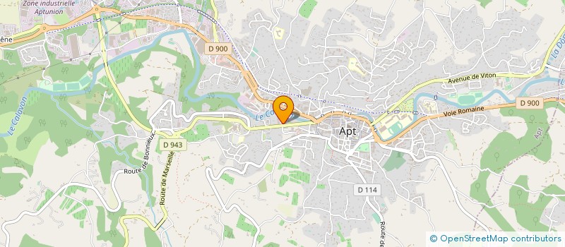 localisation de l'entreprise HOPITAL D APT à APT
