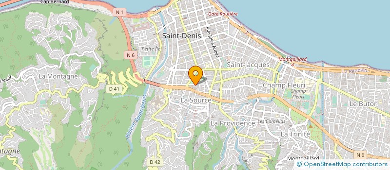 localisation de l'entreprise HOPITAL D'ENFANTS à SAINT-DENIS