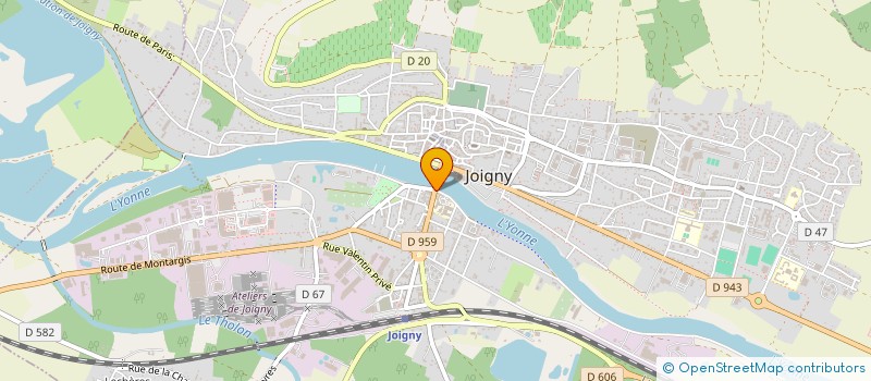 localisation de l'entreprise HOPITAL DE JOIGNY à JOIGNY