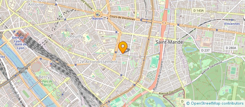 localisation de l'entreprise HOPITAL DE JOUR POUR ENFANTS à PARIS