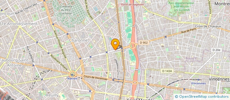 localisation de l'entreprise HOPITAL DE LA CROIX SAINT SIMON  PARIS