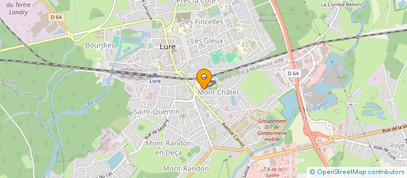 localisation de l'entreprise HOPITAL DE LURE à LURE