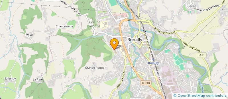 localisation de l'entreprise HOPITAL DE RUMILLY à RUMILLY