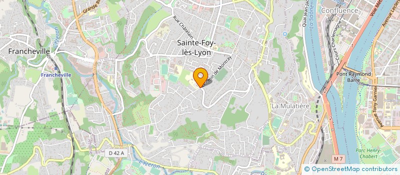 localisation de l'entreprise HOPITAL DE SAINTE FOY LES LYON  SAINTE-FOY-LES-LYON