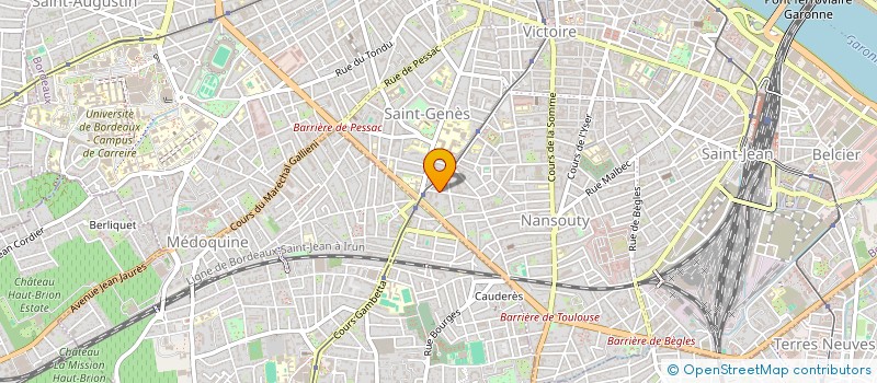localisation de l'entreprise HOPITAL DE SEMAINE à BORDEAUX