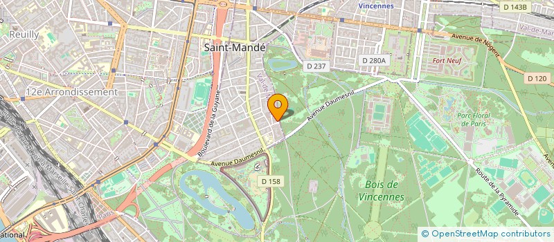 localisation de l'entreprise HOPITAL DU VERT GALAN  SAINT-MANDE