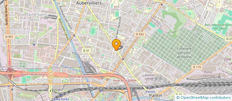 localisation de l'entreprise HOPITAL EUROPEEN DE PARIS GVM CARE & RESEARCH à AUBERVILLIERS