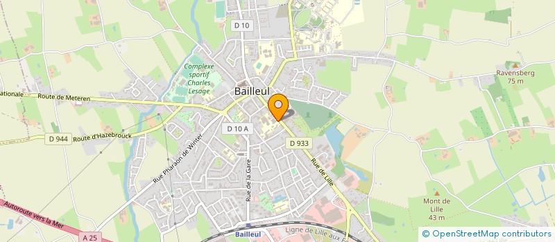 localisation de l'entreprise HOPITAL GENERAL DE BAILLEUL à BAILLEUL