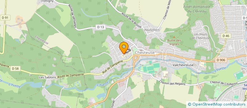 localisation de l'entreprise HOPITAL GERONTOLOGIQUE DE CHEVREUSE à CHEVREUSE
