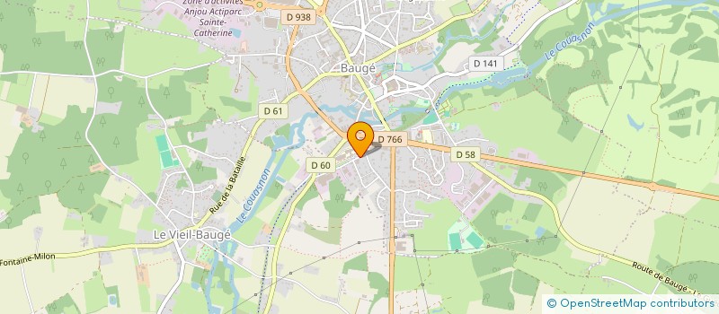 localisation de l'entreprise HOPITAL INTERCOMMUNAL DU BAUGEOIS ET DE LA VALLEE à BAUGE-EN-ANJOU