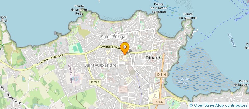 localisation de l'entreprise HOPITAL LA PROVIDENCE à DINARD