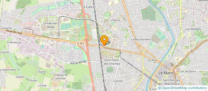 localisation de l'entreprise HOPITAL LE MANS  LE MANS